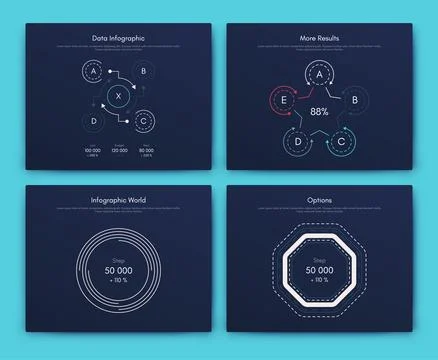 Vector graphics infographics with mobile phone. Template for creating mobile Stock Illustration