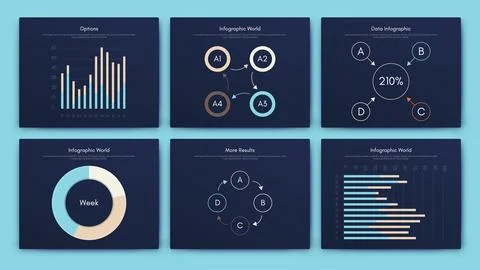 Vector graphics infographics with mobile phone. Template for creating mobile Stock-Illustration