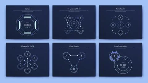 Vector graphics infographics with mobile phone. Template for creating mobile Stock Illustration