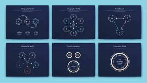Vector graphics infographics with mobile phone. Template for creating mobile Stock Illustration