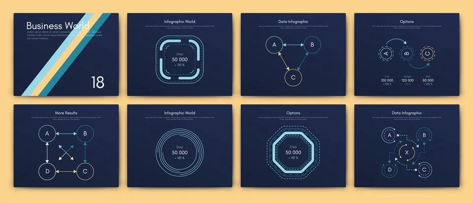 Vector graphics infographics with mobile phone. Template for creating mobile Stock Illustration