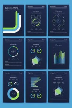 Vector graphics infographics with mobile phone. Template for creating mobile Illustrazione stock