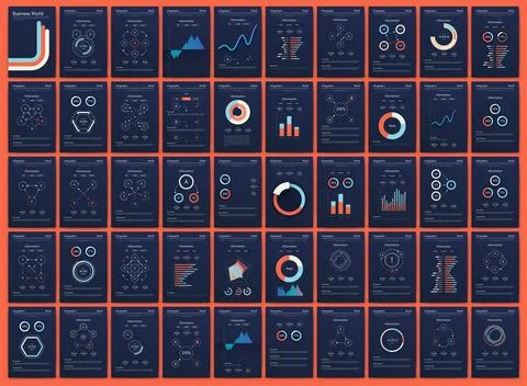 Vector graphics infographics with mobile phone. Template for creating mobile Stock Illustration