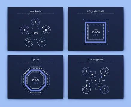 Vector graphics infographics with mobile phone. Template for creating mobil.. Illustrazione stock