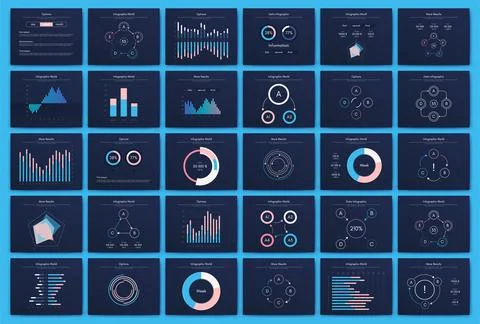 Vector graphics infographics with mobile phone. Template for creating mobil.. Stock Illustration