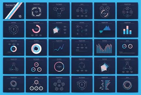 Vector graphics infographics with mobile phone. Template for creating mobil.. Stock Illustration