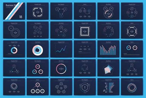 Vector graphics infographics with mobile phone. Template for creating mobil.. Stock Illustration