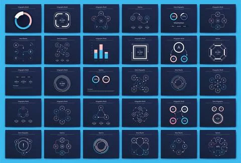 Vector graphics infographics with mobile phone. Template for creating mobil.. Stock Illustration