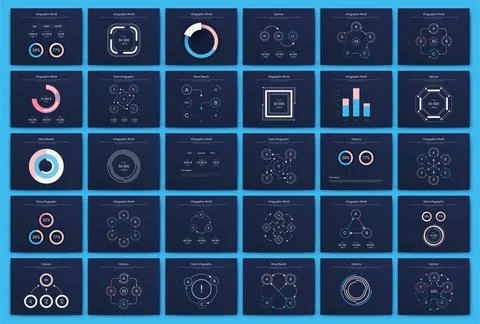Vector graphics infographics with mobile phone. Template for creating mobil.. Stock Illustration