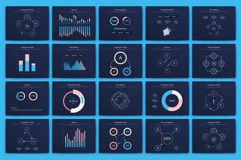 Vector graphics infographics with mobile phone. Template for creating mobil.. Stock Illustration