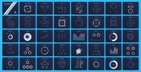 Vector graphics infographics with mobile phone. Template for creating mobil.. Illustrazione stock