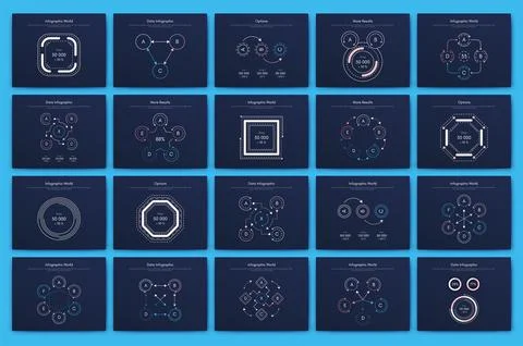 Vector graphics infographics with mobile phone. Template for creating mobile 스톡 일러스트