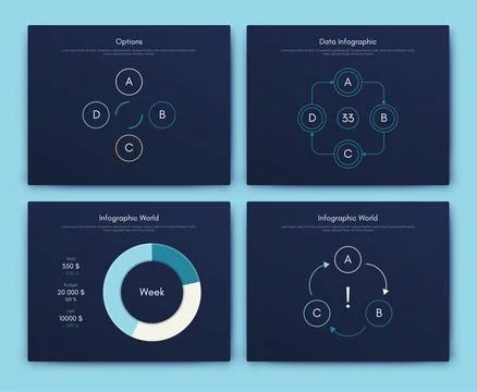 Vector graphics infographics with mobile phone. Template for creating mobil.. Stock Illustration