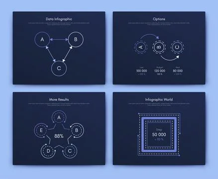 Vector graphics infographics with mobile phone. Template for creating mobil.. Illustrazione stock