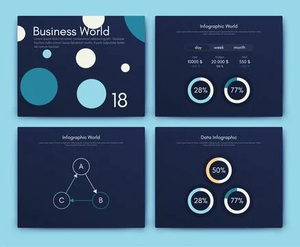 Vector graphics infographics with mobile phone. Template for creating mobil.. Illustrazione stock