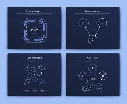 Vector graphics infographics with mobile phone. Template for creating mobil.. Stock Illustration