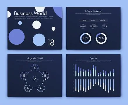 Vector graphics infographics with mobile phone. Template for creating mobil.. Stock Illustration