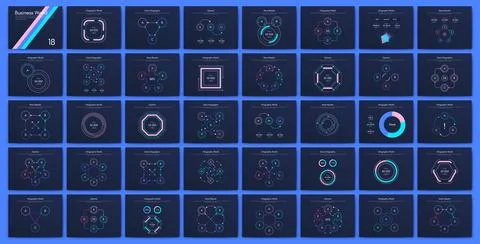 Vector graphics infographics with mobile phone. Template for creating mobil.. Illustrazione stock