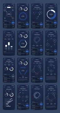 Vector graphics infographics with mobile phone. Template for creating mobil.. イラスト素材