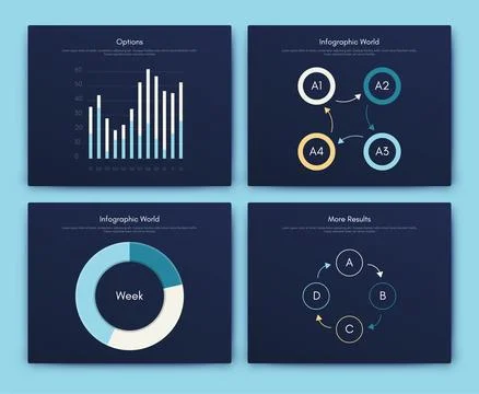 Vector graphics infographics with mobile phone. Template for creating mobil.. Illustrazione stock
