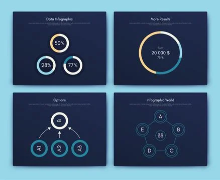 Vector graphics infographics with mobile phone. Template for creating mobil.. Stock Illustration