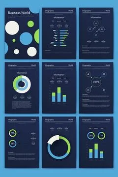 Vector graphics infographics with mobile phone. Template for creating mobil.. Stock Illustration