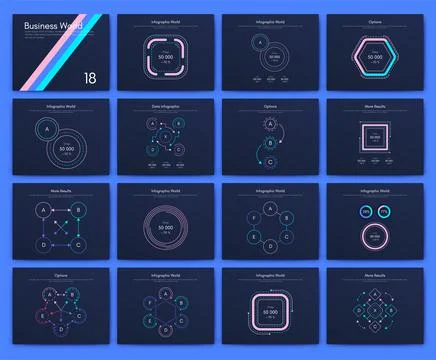 Vector graphics infographics with mobile phone. Template for creating mobil.. Stock Illustration