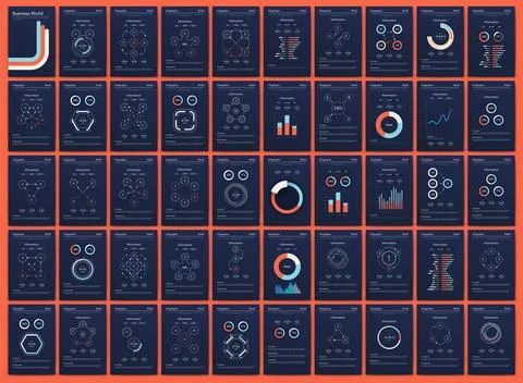 Vector graphics infographics with mobile phone. Template for creating mobil.. Stock Illustration