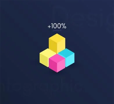 Vector graphics infographics with six options. Template for creating mobile a Illustrazione stock