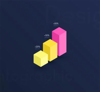 Vector graphics infographics with six options. Template for creating mobile a Illustrazione stock