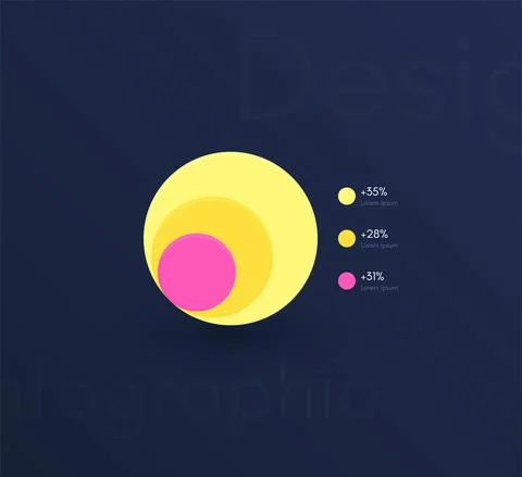 Vector graphics infographics with six options. Template for creating mobile a Illustrazione stock