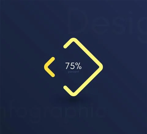 Vector graphics infographics with six options. Template for creating mobile Illustrazione stock