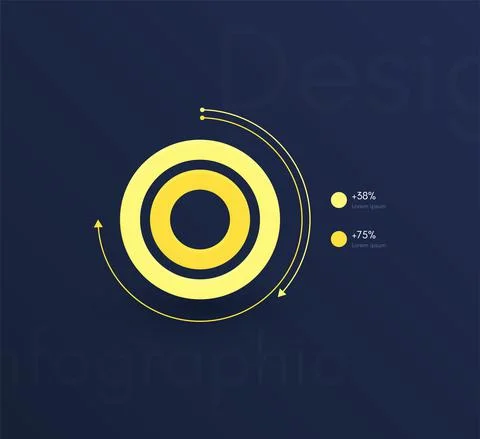 Vector graphics infographics with six options. Template for creating mobile a Stockillustratie