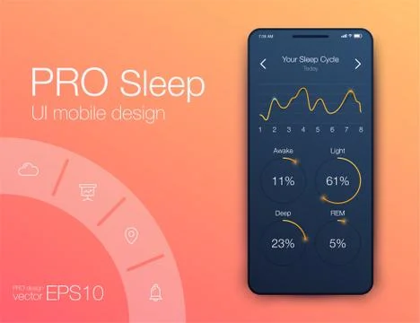 Vector graphics mobile infographics with four options. Template for creating イラスト素材