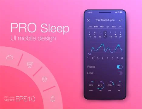 Vector graphics mobile infographics with four options. Template for creating イラスト素材