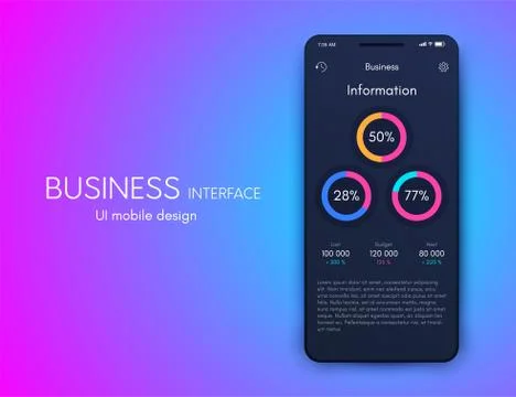 Vector graphics mobile infographics with three options. Template for creating イラスト素材
