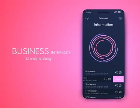 Vector graphics mobile infographics with three options. Template for creating イラスト素材