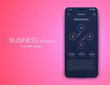 Vector graphics mobile infographics with three options. Template for creating イラスト素材