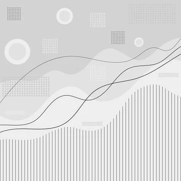 Vector Graphs, diagrams, parabolas, geometric shapes for presentation. Analys Stock Illustration