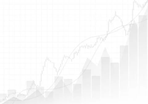 Vector : Gray business graphs on white background Illustrazione stock