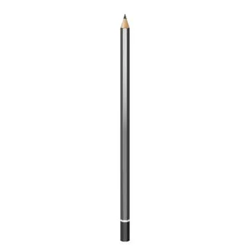 Vector gray simple graphite pencil Stock Illustration