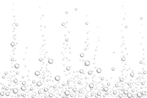 Vector gray underwater air bubbles texture 스톡 일러스트
