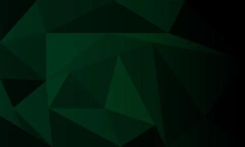 Vector of green and black gradient background with triangle design Stock Illustration