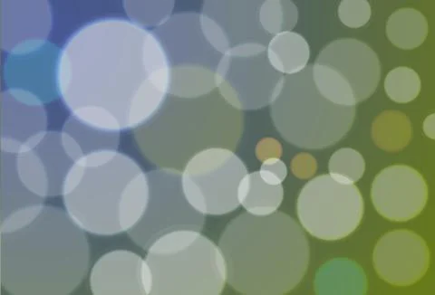 Vector green and blue bokeh background Stock Illustration