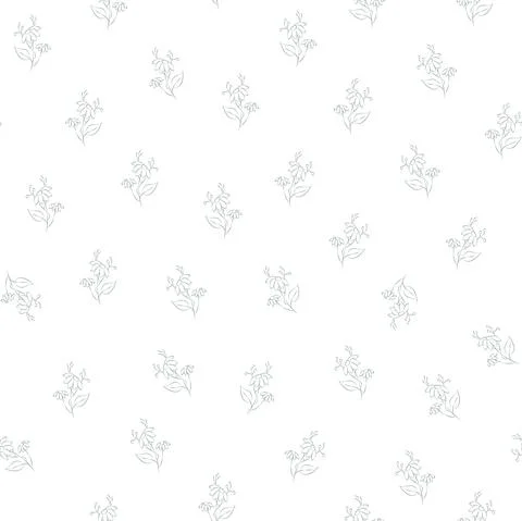 Vector green and gray illustration. Floral seamless pattern. Illustrazione stock