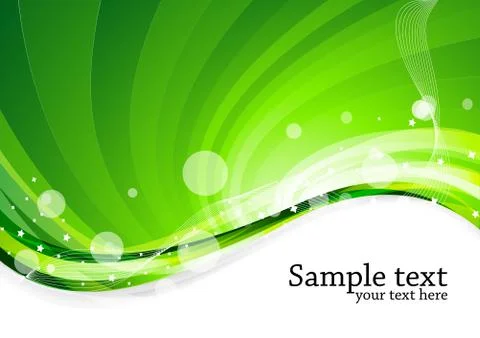 Vector green background Stock Illustration