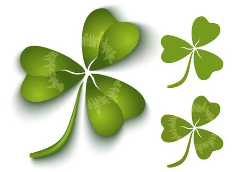 Vector green clover Stock Illustration