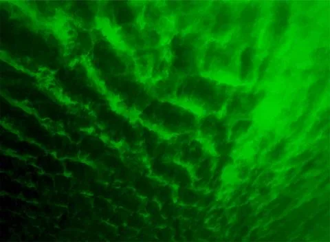 Vector green dark grunge background, gradient colorful texture of clouds Stock Illustration