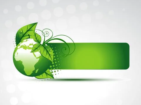 Vector green earth Stock-Illustration