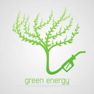 Vector green energy Stock Illustration